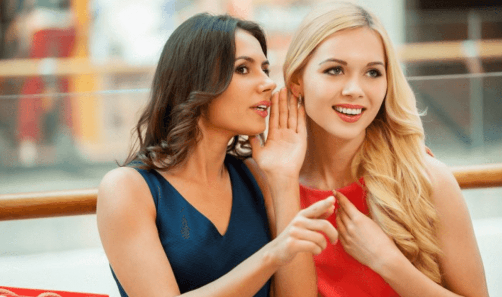 Women keep their secrets, privately between their friendships.